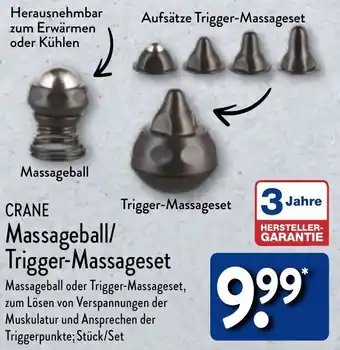 Aldi Nord CRANE Massageball/ Trigger-Massageset Angebot