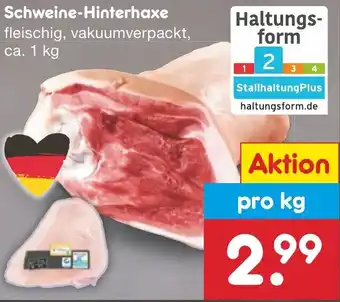 Netto Marken-Discount Schweine-Hinterhaxe ca. 1 kg Angebot