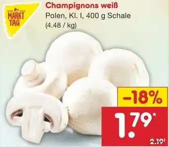 Netto Marken-Discount Champignons weiß 400 g Schale Angebot