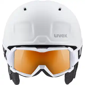 Intersport Uvex sports unisex skihelm & skibrille uvex heyya pro set white - black matt 54 Angebot