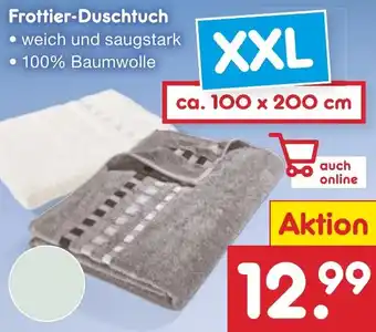 Netto Marken-Discount Frottier-Duschtuch Angebot