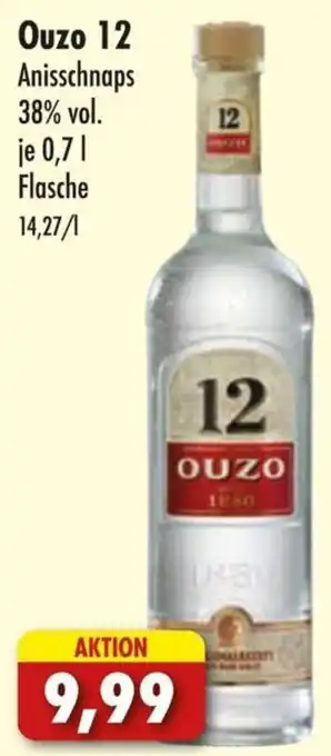 Lösch Depot Ouzo 12 Anisschnaps 0,7 L Flasche Angebot