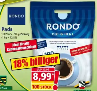 Norma RONDO Pads 700 g Packung Angebot