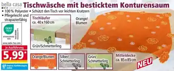 Norma bella casa Tischwäsche mit besticktem Konturensaum Angebot