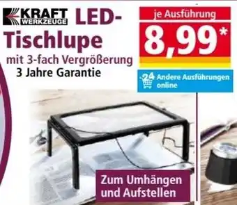 Norma KRAFT WERKZEUGE LED Tischlupe Angebot