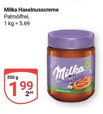 Globus Milka Haselnusscreme Palmölfre je 350 gi, Angebot