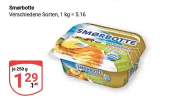 Globus Smørbotte Verschiedene Sorten, je 250 g Angebot