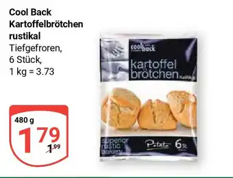 Globus Cool Back Kartoffelbrötchen rustikal je 480 g Angebot