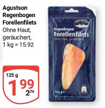 Globus Agustson Regenbogen Forellenfilets Ohne Haut, geräuchert, je 125 g Angebot