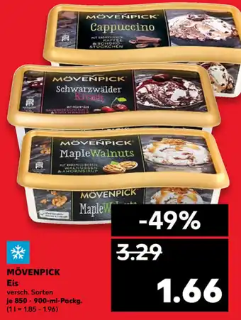 Kaufland Mövenpick Eiscreme 850-900ml Angebot