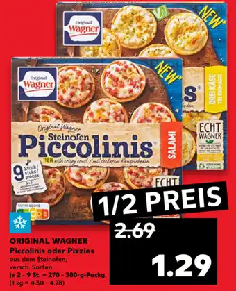 Kaufland Original Wagner Piccolinis oder Pizzies 270-300g Angebot