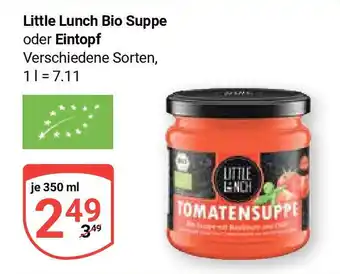 Globus Little Lunch Bio Suppe oder Eintopf je 350 ml Angebot