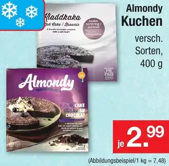 Zimmermann Almondy Kuchen 400 g Angebot