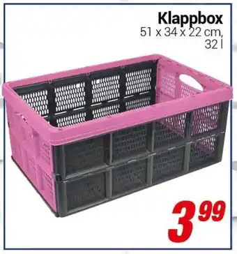 CENTERSHOP Klappbox Angebot