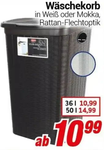 CENTERSHOP Wäschekorb 36 L Angebot