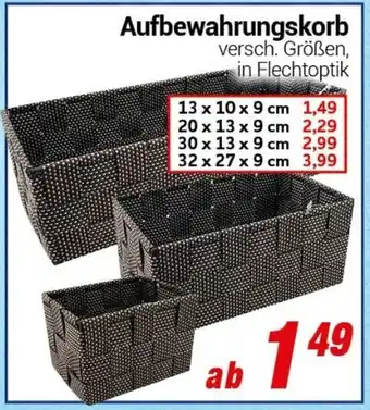 CENTERSHOP Aufbewahrungskorb Angebot
