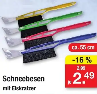 Zimmermann Schneebesen mit Eiskratzer Angebot