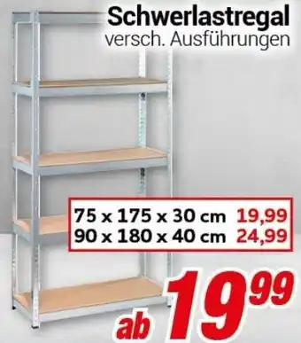 CENTERSHOP Schwerlastregal Angebot