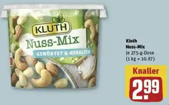 REWE Kluth Nuss-Mix 275 g Dose Angebot