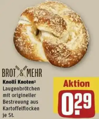 REWE BROT & MEHR Knolli Knoten Angebot