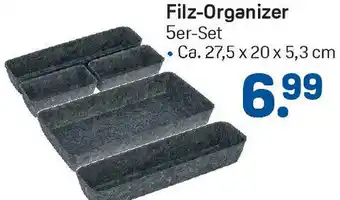 Rossmann Filz Organizer 5er-Set Angebot