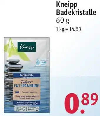 Rossmann Kneipp Badekristalle 60 g Angebot