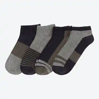 NKD Herren-sneaker-socken mit kontrast-design, 3er-pack Angebot