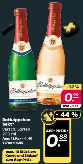 NETTO Rotkäppchen Sekt 200 ml Angebot