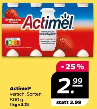 NETTO Actimel 800 g Angebot