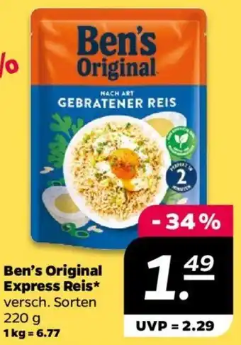 NETTO Ben's Original Express Reis 220 g Angebot