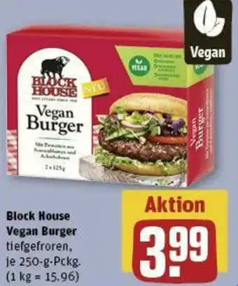 REWE Block House Vegan Burger 250 g Pckg. Angebot