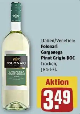 REWE Folonari Garganega Pinot Grigio DOC 1 L-Fl. Angebot