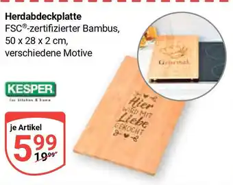 Globus KESPER Herdabdeckplatte Angebot
