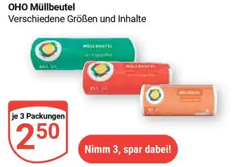 Globus OHO Müllbeutel Angebot