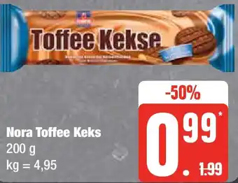 Edeka Nora Toffee Keks 200 g Angebot