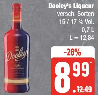 Edeka Dooley's Liqueur 0,7 L Angebot