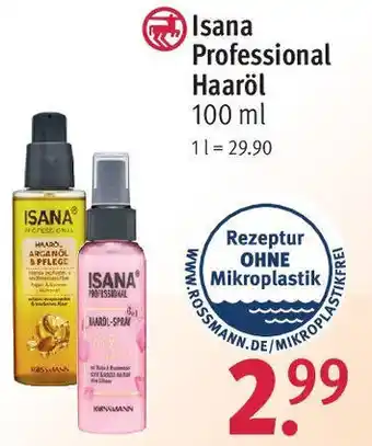 Rossmann Isana Professional Haaröl 100 ml Angebot