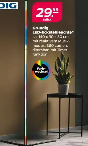 NETTO Grundig LED-Eckstehleuchte Angebot