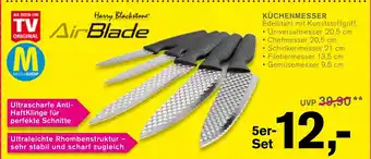 KODi Harry Blackstone Air Blade KÜCHENMESSER 5er-Set Angebot