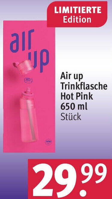 Air up Trinkflasche Hot Pink 650 ml Angebot bei Rossmann