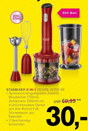 KODi Russell Hobbs STABMIXER 3-IN-1 DESIRE 24700-56 Angebot