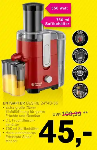 KODi Russell Hobbs ENTSAFTER DESIRE 24740-56 Angebot