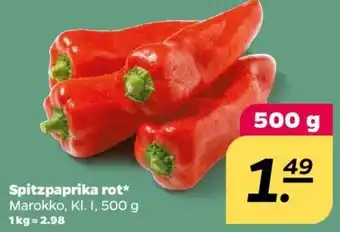 NETTO Spitzpaprika rot 500 g Angebot