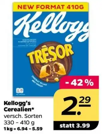 NETTO Kellogg's Cerealien 330 - 410 g Angebot