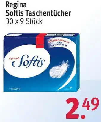 Rossmann Regina Softis Taschentücher 30 x 9 Stück Angebot