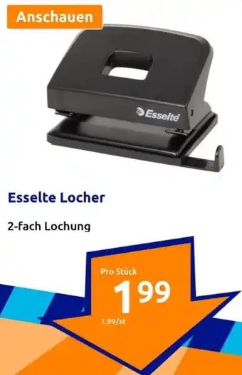 Action Esselte Locher 2-fach Lochung Angebot