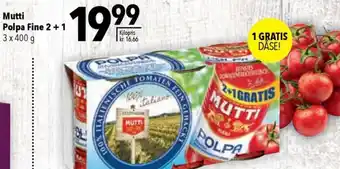 CITTI Markt Mutti Polpa Fine 2 + 1, 3 x 400 g Angebot