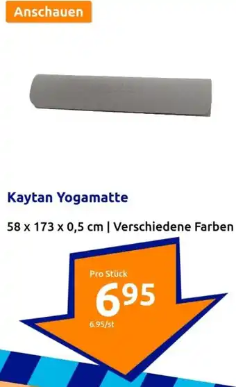 Action Kaytan Yogamatte Angebot