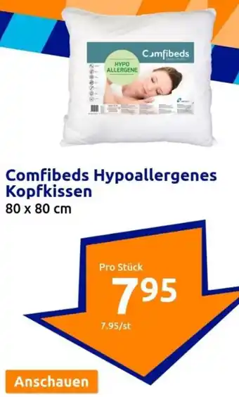 Action Comfibeds Hypoallergenes Kopfkissen Angebot