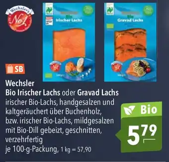 CITTI Markt Wechsler Bio Irischer Lachs oder Gravad Lachs 100g Angebot